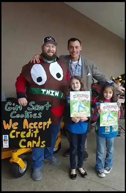 Book Author and Veteran David Haave Supporting Girls Scout of America -- David Haave